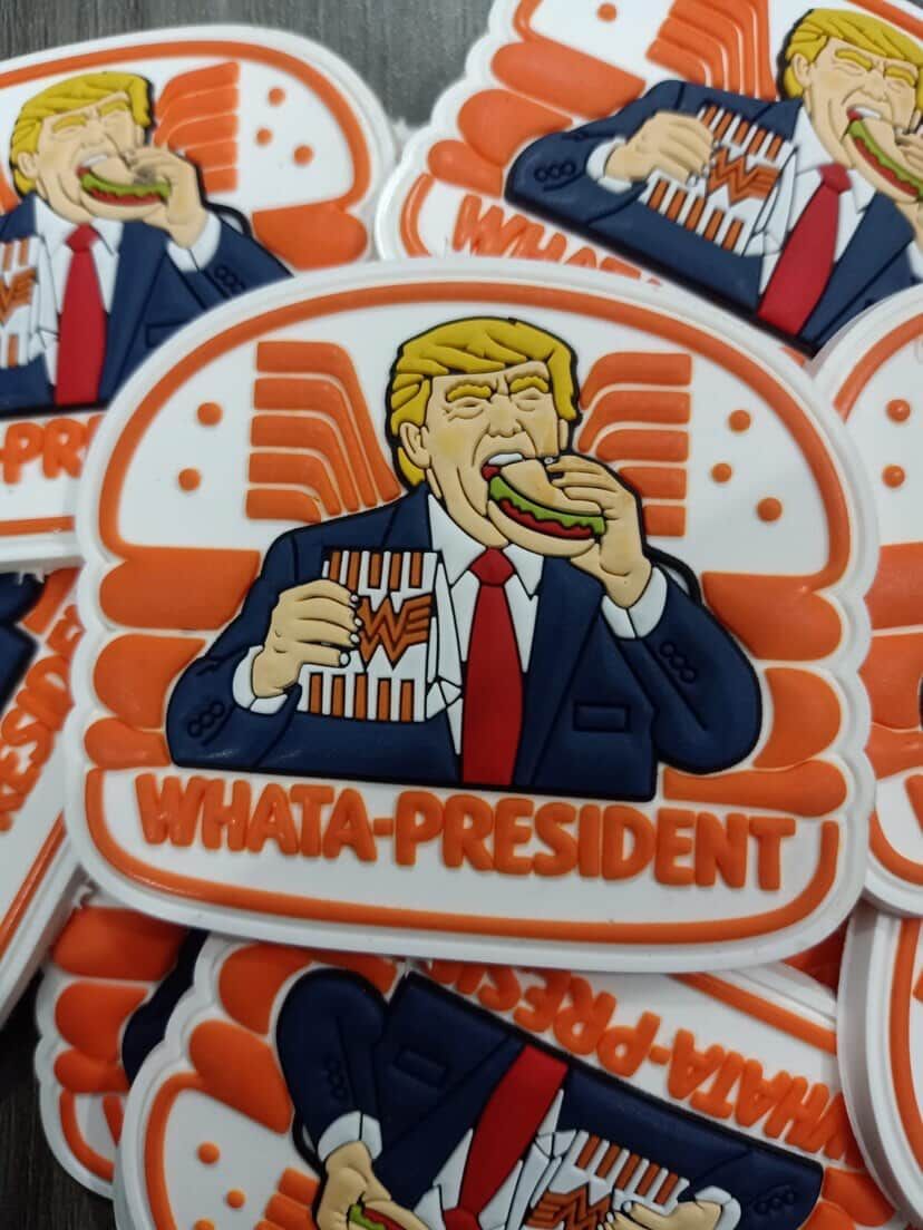 Whata-president PVC patch