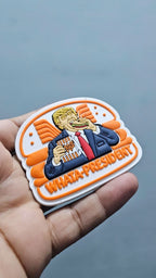 Whata-president PVC patch
